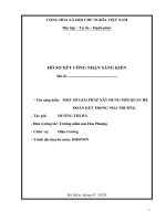 SKKN một số giải pháp xây dựng mối quan hệ đoàn kết trong nhà trường  