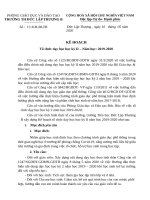 KE HOACH GIÁO DỤC HOC KY 2 TRƯỜNG TIỂU HỌC, NH 2019 2020  ĐLTB