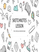 Sketchnotes lesson by slidesgo