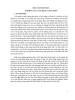 SKKN một số biện pháp tổ chức hoạt động tham quan dã ngoại nhằm rèn kỹ năng sống cho trẻ 5 6 tuổi trong trường MN, huyện tam dương, tỉnh vĩnh phúc