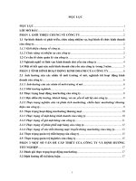 Báo cáo thực tập khoa Marketing tại Công ty TNHH hirose (việt nam) hà nội 