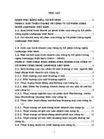 Báo cáo thực tập khoa Marketing tại Công ty cổ phần công nghệ ladipage việt nam 