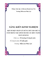 MỘT số BIỆN PHÁP gây HỨNG THÚ CHO TRẺ 5 6 TUỔI TRONG VIỆC HÌNH THÀNH các BIỂU TƯỢNG TOÁN sơ ĐẲNG 