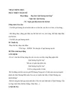 giao an dạy hát quê hương tươi đẹp.lớp lá