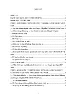 Báo cáo thực tập Khoa Kế toán tại Công ty cổ phần VMCGROUP việt nam 