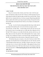 Đổi mới phương pháp dạy học môn toán lớp 2 theo mô hình VNEN 