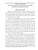 Một số biện pháp dạy tìm thành phần chưa biết của phép tính cho học sinh lớp 2