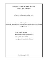 Một số biện pháp nhằm nâng cao kĩ năng  hoạt động âm nhạc cho trẻ 4 5 tuổi ở trường mầm non 