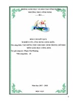 Tạo hứng thú cho học sinh trong bộ môn giáo dục công dân 