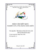 Biện pháp tạo hứng thú cho học sinh tiểu học khám phá âm nhạc 