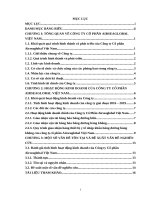 Báo cáo thực tập khoa Kế toán tại CÔNG TY cổ PHẦN AIRSEAGLOBAL VIỆT NAM 