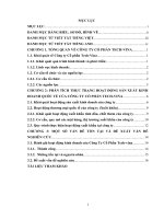 Báo cáo thực tập Khoa Kế toán tại Công ty cổ phần tech vina 