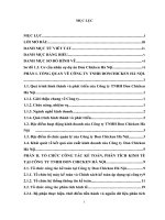 Báo cáo thực tập Khoa Kế toán tại Công ty TNHH don chicken hà nội 