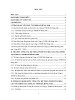 Báo cáo thực tập Khoa Kế toán tại CÔNG TY TNHH hà HÙNG ANH 