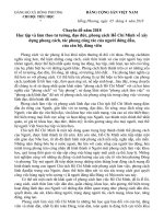 Học tập và làm theo tư tưởng, đạo đức, phong cách hồ chí minh về xây dựng phong cách, tác phong công tác của người đứng đầu, của cán bộ, đảng viên 