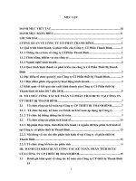 Báo cáo thực tập Khoa Kế toán tại CÔNG TY cổ PHẦN THIẾT bị THANH BÌNH 