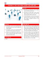 CÁC LOẠI HÌNH CHIẾN LƯỢC ĐỔI MỚI