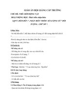 r giao an Đếm đến 7.nhận biết nhóm số lượng có 7 đối tượng,nhận biết chữ số 7.Hội giang