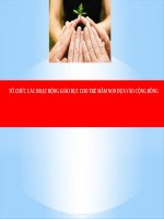 slide bài giảng các hoạt động cộng đồng trong trường mầm non 