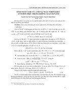 TẠP CHÍ KHOA HỌC, TRƯỜNG ĐẠI HỌC HỒNG ĐỨC - SỐ 11 2012 TÍNH TỒN ÁNH CỦA ÁNH XẠ NGẪU NHIÊN KIỂU ANTI-ĐƠN ĐIỆU TRONG KHÔNG GIAN BANACH Nguyễn Văn Cần1, Nguyễn Xuân Thuần2, Nguyễn Mạnh Hùng3