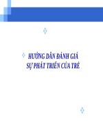 slide bài giảng đánh giá sự phát triển của trẻ 