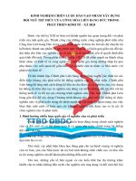 KINH NGHIỆM CHIẾN LƯỢC ĐÀO TẠO NHẰM XÂY DỰNG ĐỘI NGŨ TRÍ THỨC CỦA CÔNG HÒA LIÊN BANG ĐỨC TRONG PHÁT TRIỂN KINH TẾ - XÃ HỘI