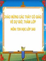 slide bài giảng tập tô màu  tin học lớp 3 