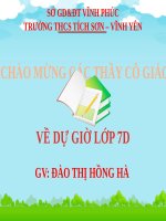 slide bài giảng tiết 30  bạn đến CHƠI NHÀ 