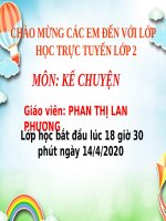 slide bài giảng TIẾNG VIỆT 2   kể CHUYỆN bác sĩ sói 