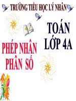 slide bài giảng toán lớp 4   phép nhân phân số 