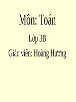 Bài giảng bài toán liên quan đến rút về đơn vị   toán lớp 3 