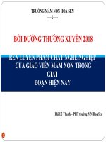 slide bài giảng đạo đức nghề nghiệp của giáo viên mầm non 