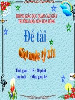 Giáo án giọt nước tí xíu 