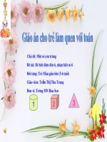 slide bài giảng dạy trẻ đếm đến 6, nhận biết các nhóm có 6 đối tượng, nhận biết chữ số 6 