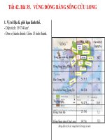 Bài 35  vùng đồng bằng sông cửu long 