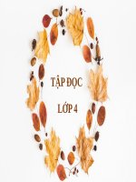 Bài giảng khúc hát ru những em bé lớn trên lưng mẹ   tập đọc lớp 4 