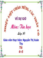 slide bài giảng vẽ đường thẳng, đường cong   tin học, lớp 3 
