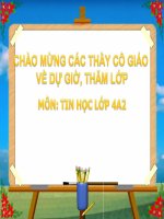 slide bài giảng ôn luyện gõ  tin học lớp 4 