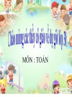 slide bài giảng môn toán lớp 3b luyện tập (trang 120   tuần 24) 