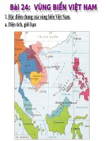 Bài 24  vùng biển việt nam 