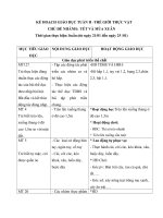 giáo an TGTV tuan 1 Tết và mùa xuân.Lóp lá.