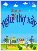 slide bài giảng tìm hiểu nghề thợ xây 