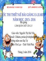 slide bài giảng làm quen chữ cái g,y 