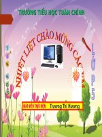 Bài giảng bài 3  thủ tục trong logo   tin học lớp 5 