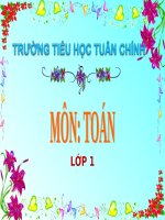 Bài giảng trừ các số tròn chục   toán lớp 1 