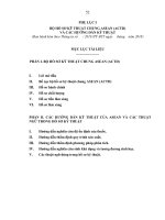 BỘ HỒ SƠ KỸ THUẬT CHUNG ASEAN (ACTD) VÀ CÁC HƯỚNG DẪN KỸ THUẬT