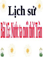 slide bài giảng nước ta cuối thời trần   lịch sử 4 