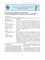 PHÂN TÍCH YẾU TỐ ẢNH HƯỞNG ĐẾN QUYẾT ĐỊNH ÁP DỤNG TIẾN BỘ KHOA HỌC CÔNG NGHỆ VÀO SẢN XUẤT KINH DOANH CỦA CÁC DOANH NGHIỆP CÔNG NGHIỆP - XÂY DỰNG TẠI CẦN THƠ