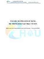 TÀI LIỆU HƯỚNG DẪN SỬ DỤNG HỆ THỐNG ĐÀO TẠO TRỰC TUYẾN