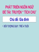 slide bài giảng truyện tích chu   4 tuổi 